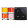 Pantone Hrnček Cortado set oranžová červená žltá ružová 175 ml