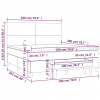 vidaXL Posteľný rám boxspring s matracom krémový 180x200 cm látka - Krémová - 19330-160909