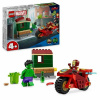 Lego LEGO MARVEL 76287 Iron Man s motorkou a Hulk