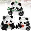 PANDA KOCKY HRAČKA PRE DETI KONŠTRUKČNÉ KOCKY ZESTAW KLOCKÓW PANDA