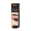 DELIA COSMETICS Tradičná Henna na obočie 1.0 Black 2g