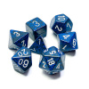 Sada kociek na RPG: Chessex - Stealth Speckled Opaque (7 ks)