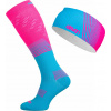Kompresní podkolenky + čelenka ELEVEN PowerFlow Pink Velikost: S (36-39)