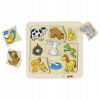 Goki vkladacie puzzle čo zvieratká jedia