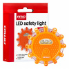 Núdzové svietidlo LED 12SMD+3SMD 650mAh (BATT) červená AMiO-04673