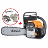 Riwall PRO Benzínová reťazová píla RPCS 5140 SET, 49,3 cm3, 2,0 kW