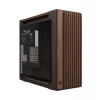 ASUS case PROART PA602 WALNUT WOOD RETRO TG, Mid Tower, průhledná bočnice, hnědá (90DC00J8-B09000)