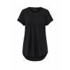 Tchibo - Dlhé tričko - pre dámy - veľ. XL 48/50 - farba: čierna