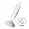 Satisfyer Sparkling Crystal transparentné sklenené dildo análny kolík plug