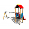 Playground System DETSKÉ IHRISKÁ - zostava so šmýkačkou a hojdačkou 4U119D - 10