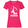 Tričko na pilates - Fuchsia