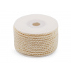 Šňůra kroucená Ø3 mm Varianta: 4 krémová nejsvět., Balení: 20 m