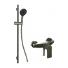 kielle Vega - Sprchový set s batériou, tyčou, hadicou a sprchovou hlavicou, gun metal 20618SP13