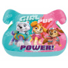 SEVEN Detský podsedák do auta Tlapková patrola – Girl Pup Power – 125–150 cm / 22–36 kg