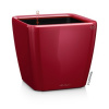 Kvetináč Lechuza Quadro 35 (33cm) Barva: Scarlet kompletný set