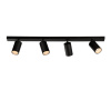 ACB P3951480N Stropné svietidlo MODRIAN LED GU10 4x8W, IP20, čierna
