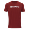Pánske tričko Tecnifibre Club Cotton Tee - cardinal - Červený (S)