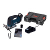 Xtline XT102735-1B2B Aku přimočará pila 18V + baterie 2Ah + nabíječka 3.5A + pilové plátky + box