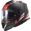 Prilba LS2 FF800 Storm II NERVE MATT BLACK RED-06 Veľkosť: XXL (63-64 cm)