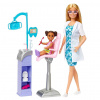 Mattel Barbie Povolání herní set s panenkou Zubařka blondýnka, HKT69