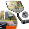ŠIROKOUHLÉ ZRKADLÁ NA BICYKEL OTOČNÉ O 360°, SPÄTNÉ ZRKADLO NA BICYKEL