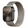 Apple Watch Series 10 GPS + Cellular 46mm Natural Titanium Case with Natural Milanese Loop - S/M MC7Q4QC-A