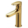 Cersanit INVERTO umývadlová stojánková batéria bez výpuste, Gold + Gold páčka S951-297 S951-297