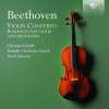 BEETHOVEN Violin Concerto & Romances for Violin & Orchestra (CD) (Christian Tetzlaf, Tonhalle Orchestra Zurich, David Zinman)