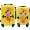 Sada cestovných kufrov XS+S WINGS MONSTER KD01 - žltá