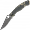 Spyderco C36GPCMOBK2 Military 2 Camo Black vreckový nôž 10,2 cm, čierna, kamufláž, G10