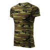 Malfini CAMOUFLAGE 144 Tričko unisex 3XL, Camouflage green