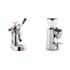 La Pavoni Esperto Abile + Rocket Espresso SUPER FAUSTO, chrome