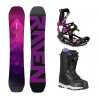 Raven Destiny dámsky snowboard + Raven Fastec FT360 black/fuchsia viazanie + Gravity Aura Atop black obuv - 151 cm + M (EU 39-42)
