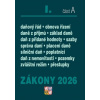 Zákony I A/2026 – Daňové zákony -