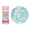 Modre a biele cukrove zdobenie Baby Boy 50 g - FunCakes