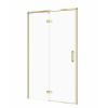 Cersanit Larga sprchové dvere 120 cm výklopné zlatá matná/priehľadné sklo S164-068