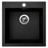 Kuchynský granitový drez Sinks Viva 455, čierny