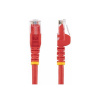StarTech.com 10m CAT6 Ethernet Cable, 10 Gigabit Snagless RJ45 650MHz 100W PoE Patch Cord, CAT 6 10GbE UTP Network Cable w/Strain Relief, Red, Fluke Tested/Wiring is UL Certified/TIA - Category 6 - 24