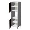 Casarredo Skriňa na rúru 60 Glamour Premi HL602143 biela/biely dub polar