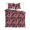 Posteľná súprava SATIN DELHI nightblue / terracotta