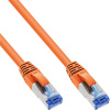 S/FTP (PiMF) Patchkábel LSOH 7.5m cat.6a, oranžový, Cu
