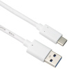 Oem Kabel USB-C - USB 3.0 A (USB 3.2 generation 2, 3A, 10Gbit/s) 0,5m bílý