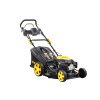 Riwall PRO RPM 4735 E multifunkční travní sekačka 4 v 1 s benzinovým motorem, pojezdem a e