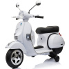 Detský elektrický skúter Vespa PX150 biely