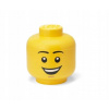 LEGO® úložná hlava veľkosť L šťastný chlapec