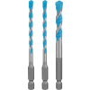 BOSCH Sada vrtákov EXPERT HEX-9 MultiConstruction, 5/6/8 mm, 3 ks
