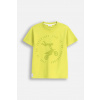 Detské bavlnené tričko Coccodrillo zelená farba, s potlačou, EVERYDAY BOY WC5143208VBB 122