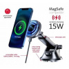 Swissten magnetický držiak do auta s bezdrôtovým nabíjaním (MagSafe), 15W 65010610