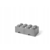 LEGO® úložný box 8 s šuplíkem 25 x 50 x 18 cm sivá