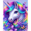 Diamantový obraz Dúhový jednorožec